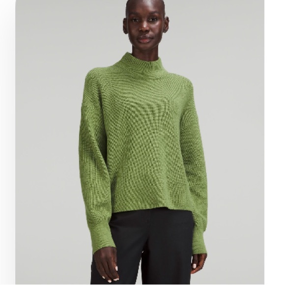 Lululemon Merino Wool-Blend Ribbed Turtleneck Sweater - Picture 3 of 3